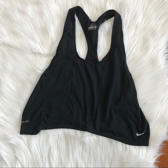 Nike Tops - {Nike} Black Tank Crop Top